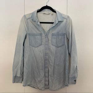Lauren Conrad Chambray Button-down